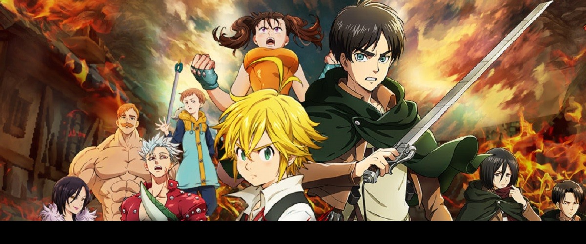 Jogo de Nanatsu no Taizai fará crossover com Attack on Titan