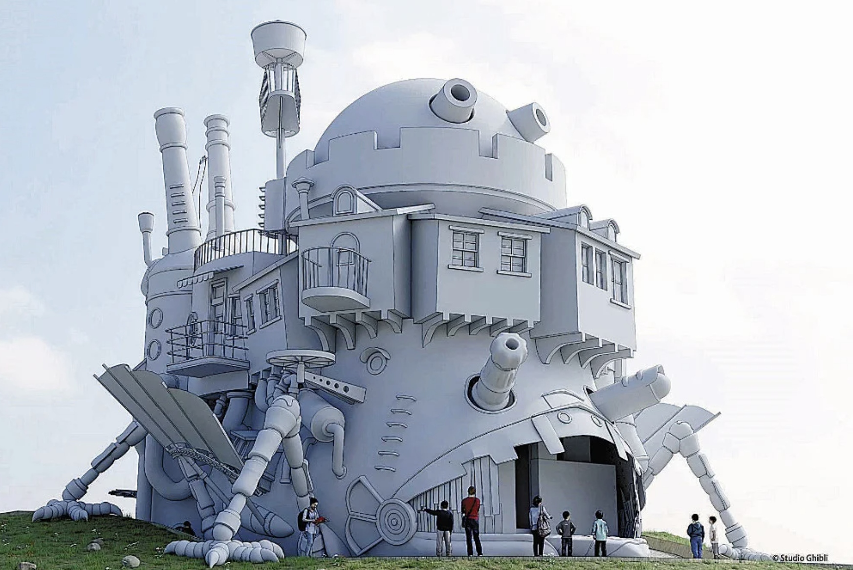 Modelo del castillo de “Howl’s Moving Castle” Fotografía: Studio Ghibli