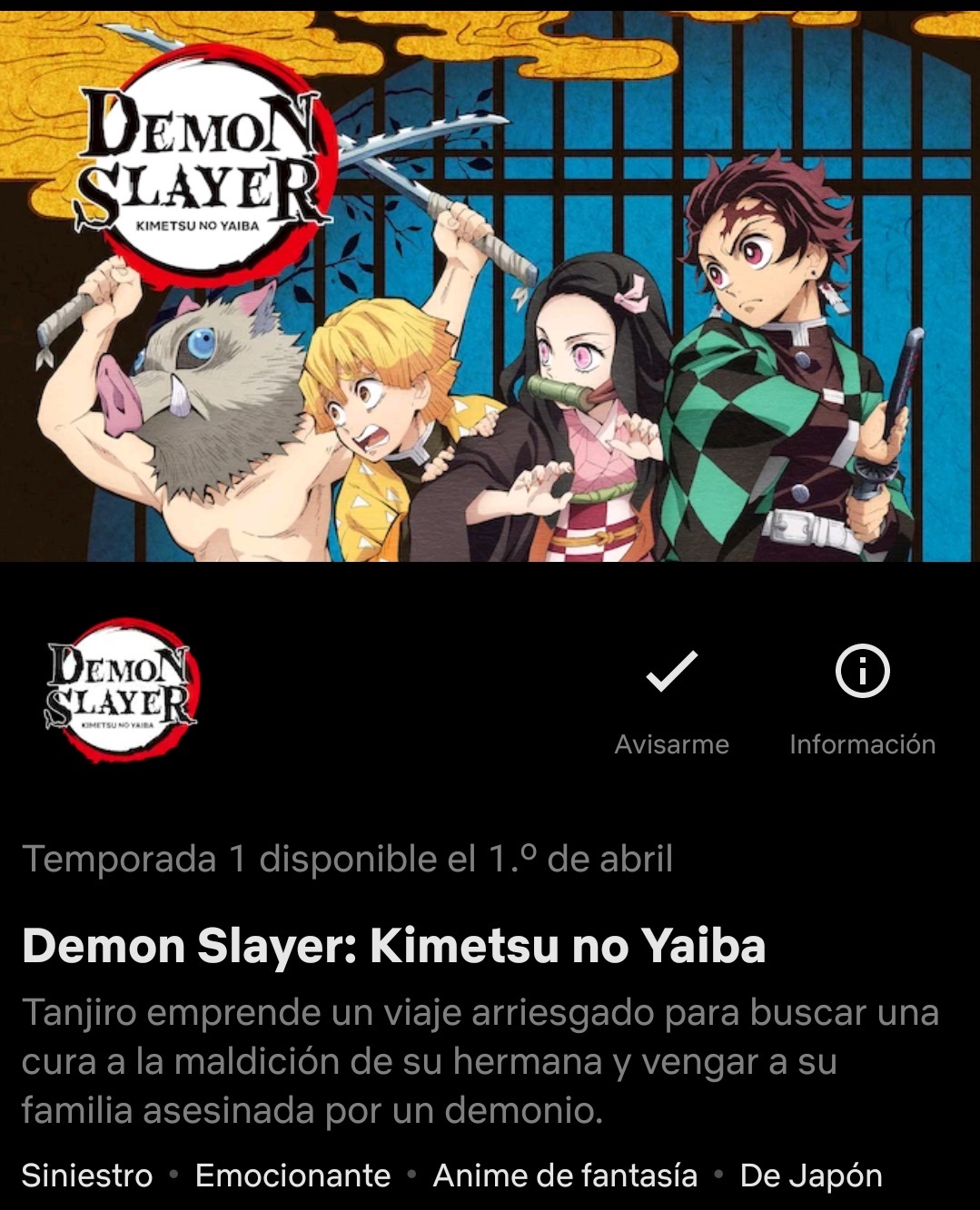 La temporada 2 de Demon Slayer: Kimetsu no Yaiba está en Netflix