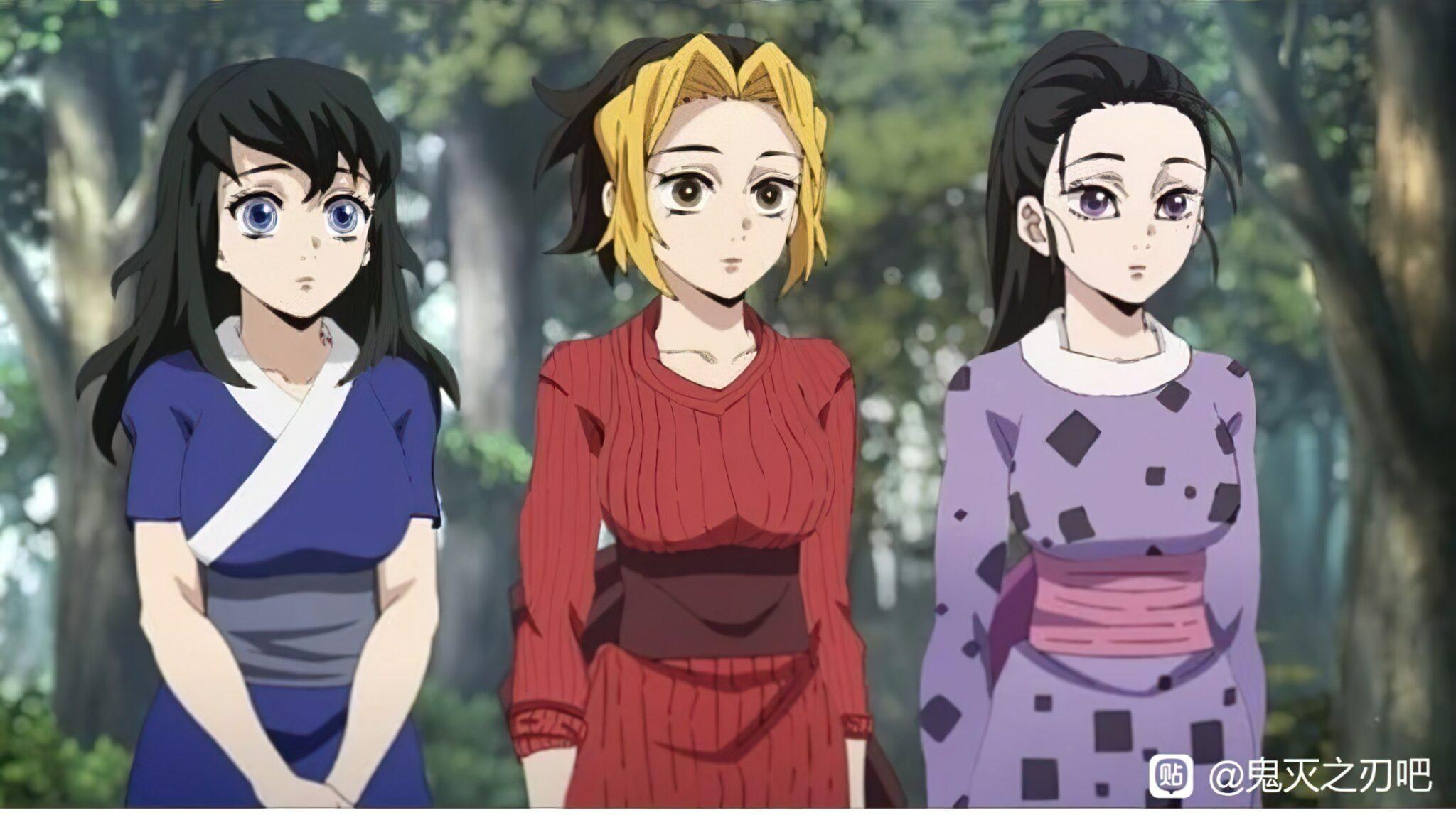 Así censuraron en China a las esposas de Tengen Uzui en Kimetsu no Yaiba ETC