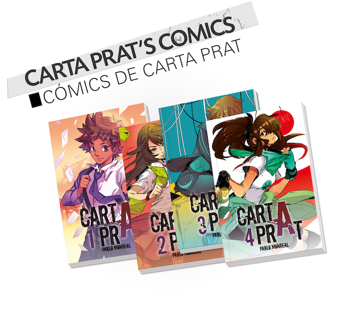 Tres comics de Carta Prat