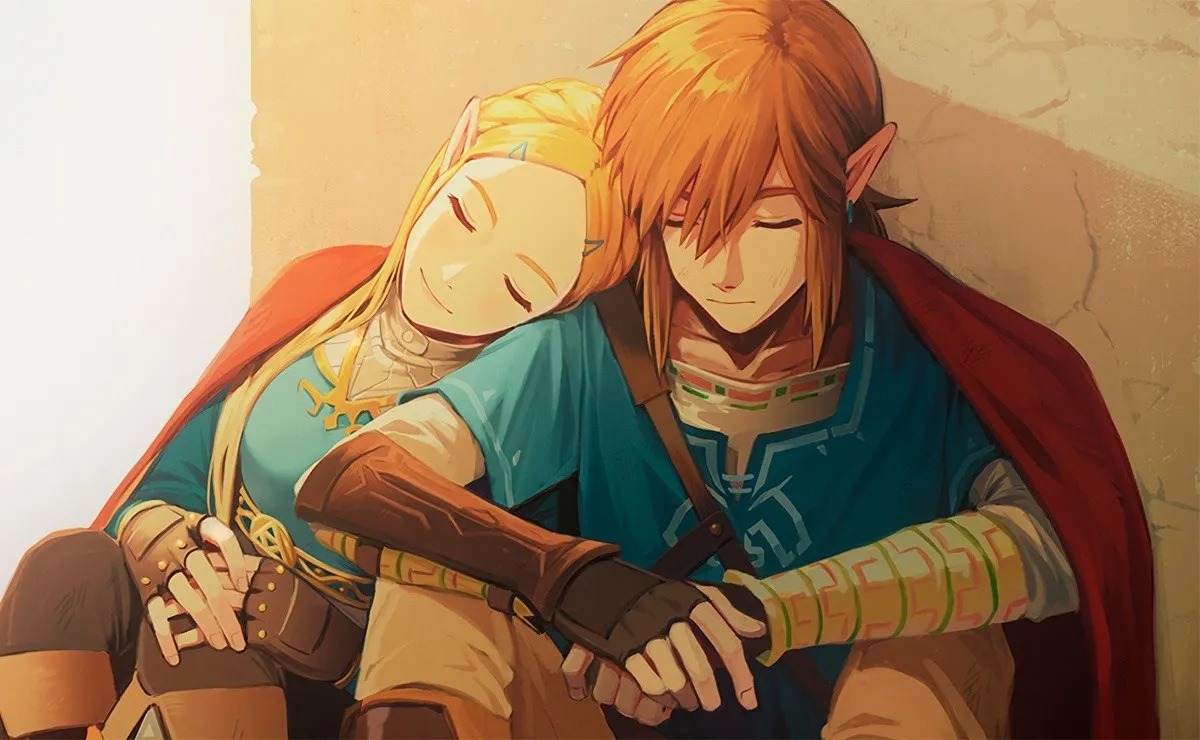 FanArt de Zelda y Link