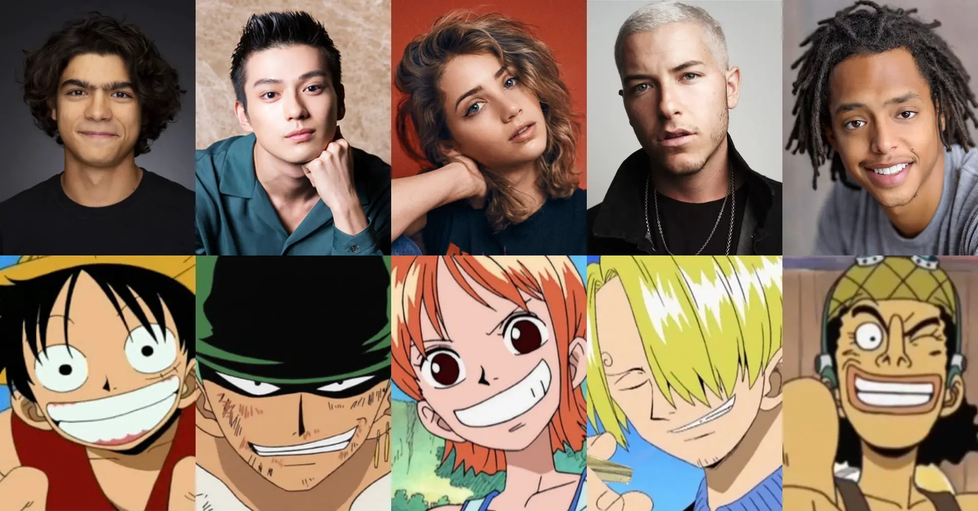 Personajes de One Piece y sus respectivos actores