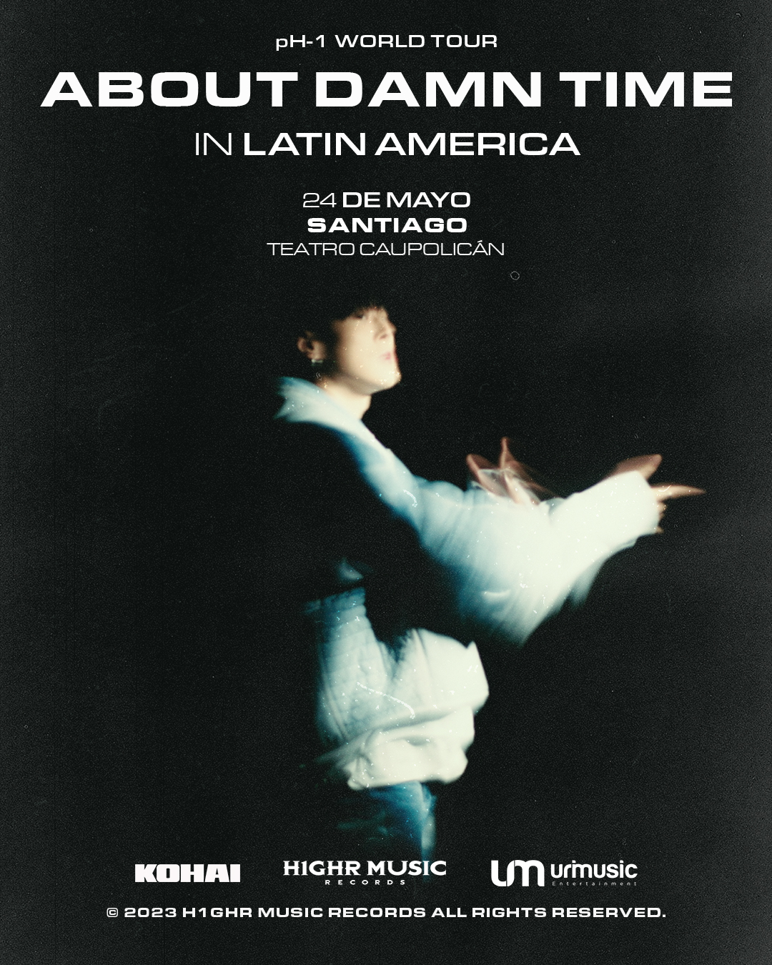 Afiche pH-1 en Chile