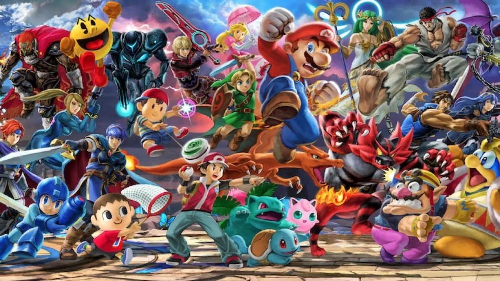 Super Smash Bros, videojuego de Nintendo que incluye a los personajes de la compañía en un mismo universo 