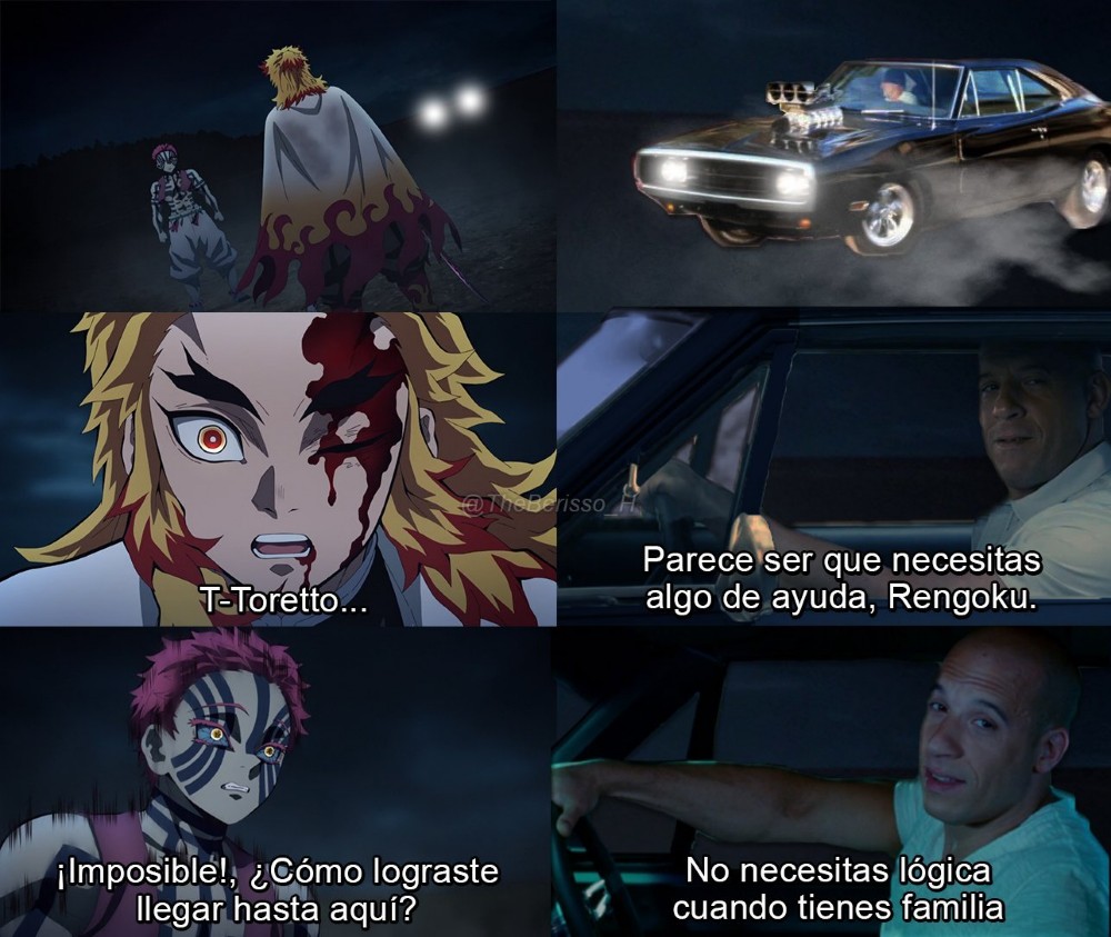 Toretto llega al rescate de Rengoku