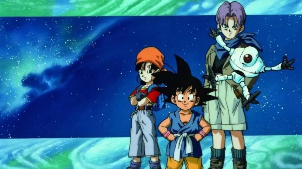 Pan, Trunks y Goku fueron los protagonistas de la saga de Dragon Ball GT