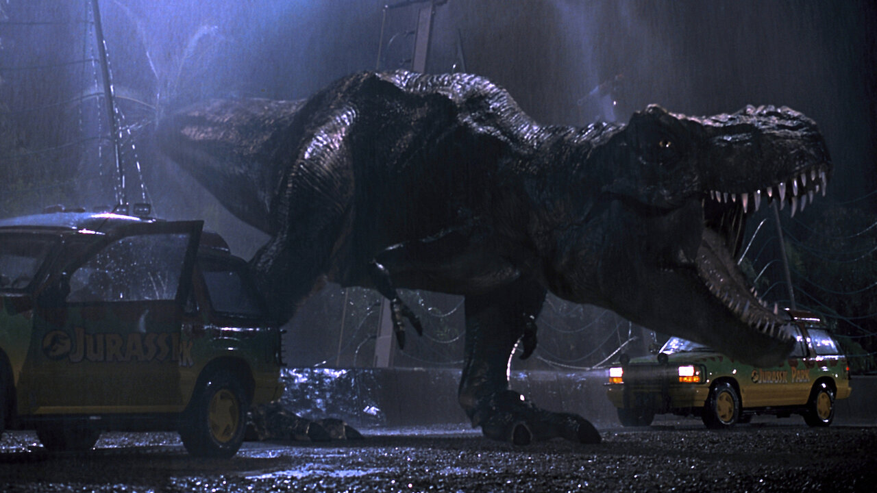 Escena de la película Jurassic Park