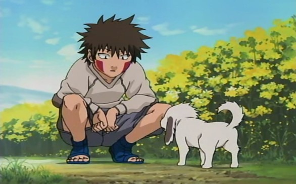 Kiba y Akamaru