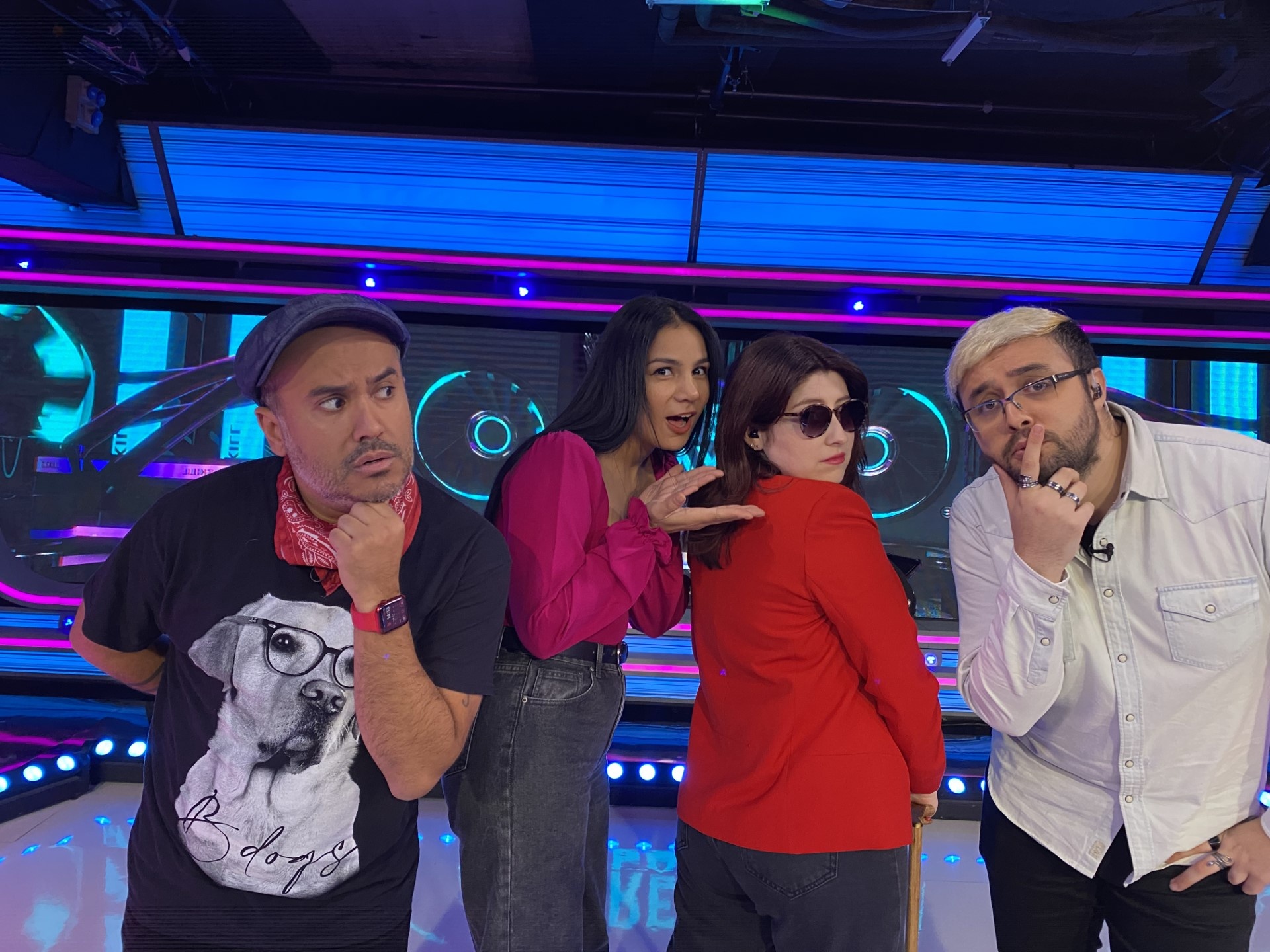 Victor Aranda, Rocío Madariaga, Laruchan y Vacros en Free to play