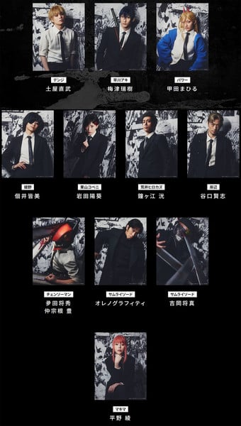 Elenco de la versión teatral de Chainsaw Man 