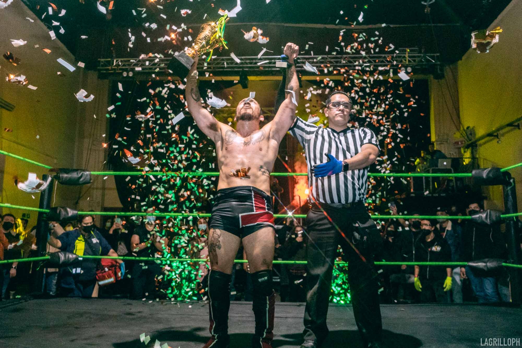 Limite ganando el torneo de Mejor Luchados de Chile del 2022