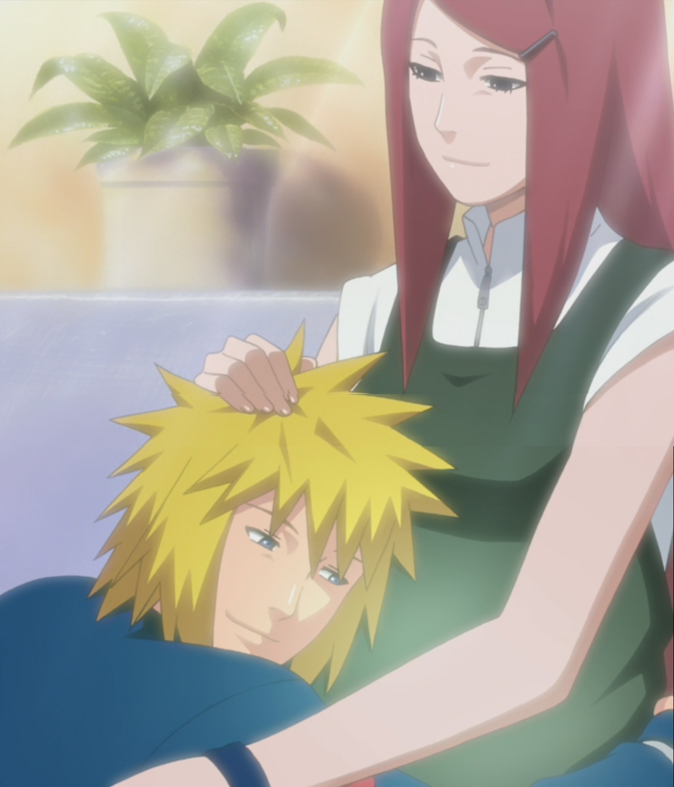 Minato Namikaze y Kushina Uzumaki