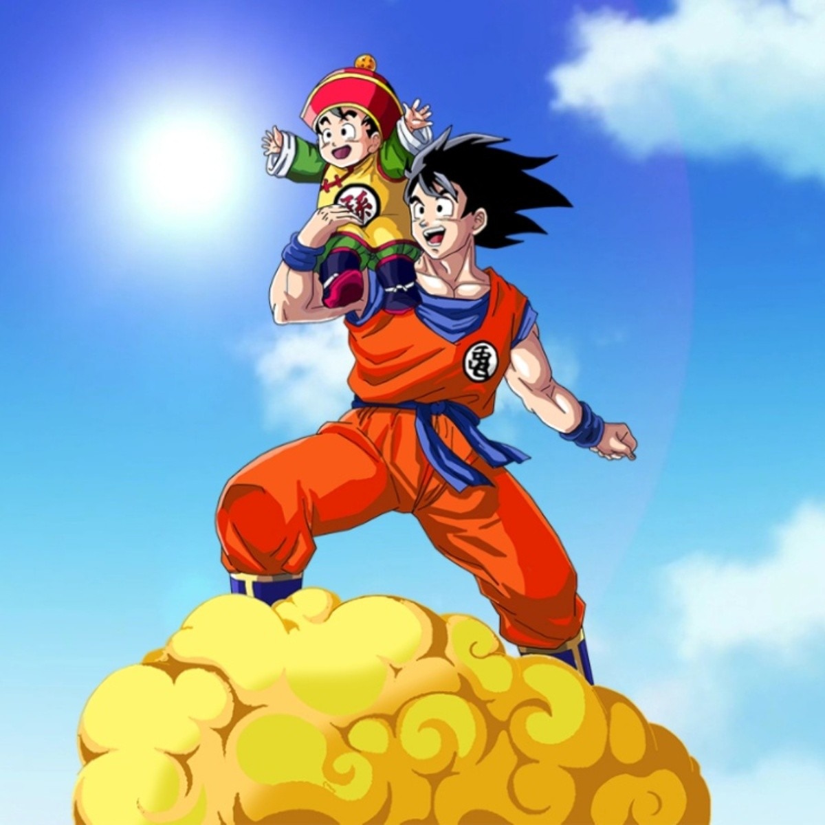Goku y Gohan en Dragon Ball Z