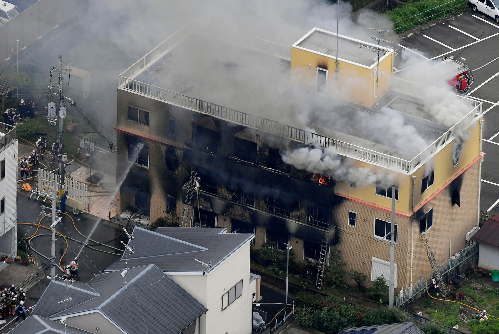 Estudio de Kyoto Animation Incendiado