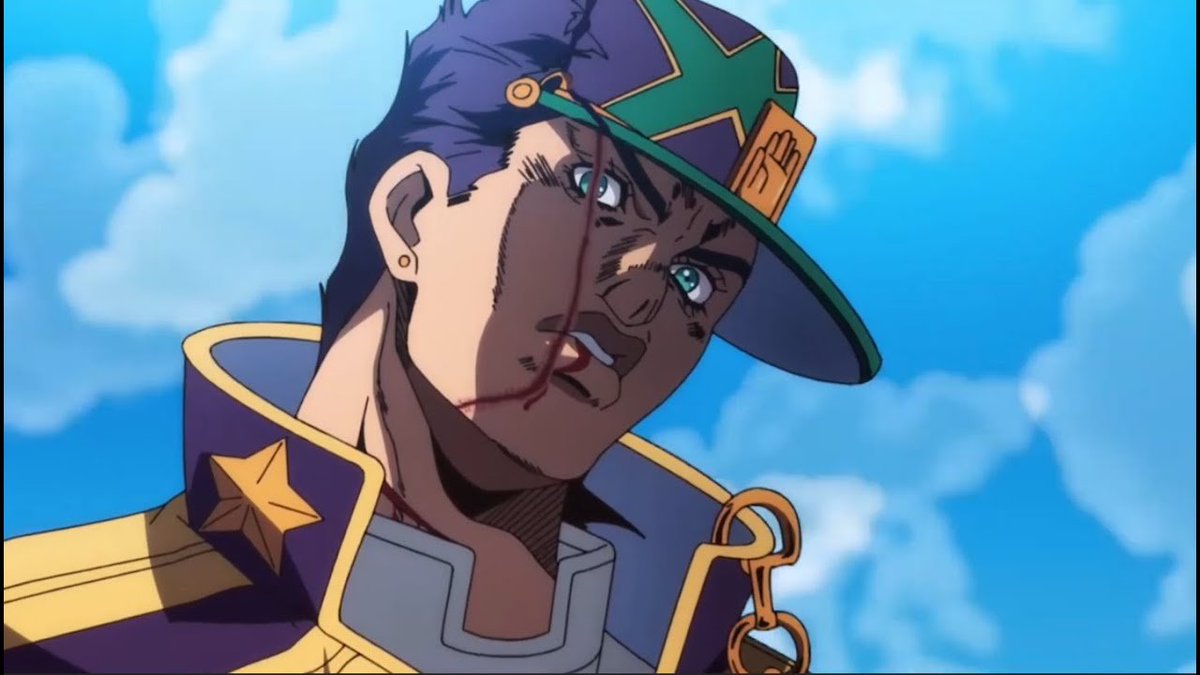 La muerte de Jotaro en Stone Ocean por parte del Padre Pucci