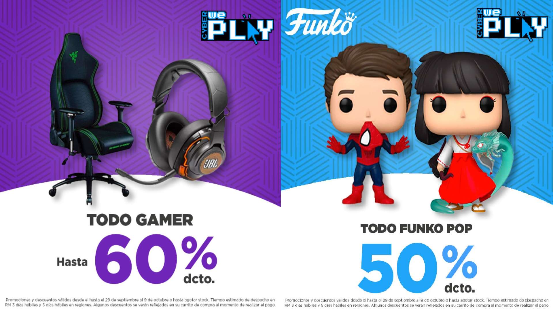 Ofertas de Weplay para el Cyber Monday