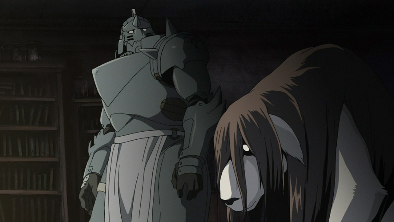 Niña fusionada con su perro en Full Metal Alchemist