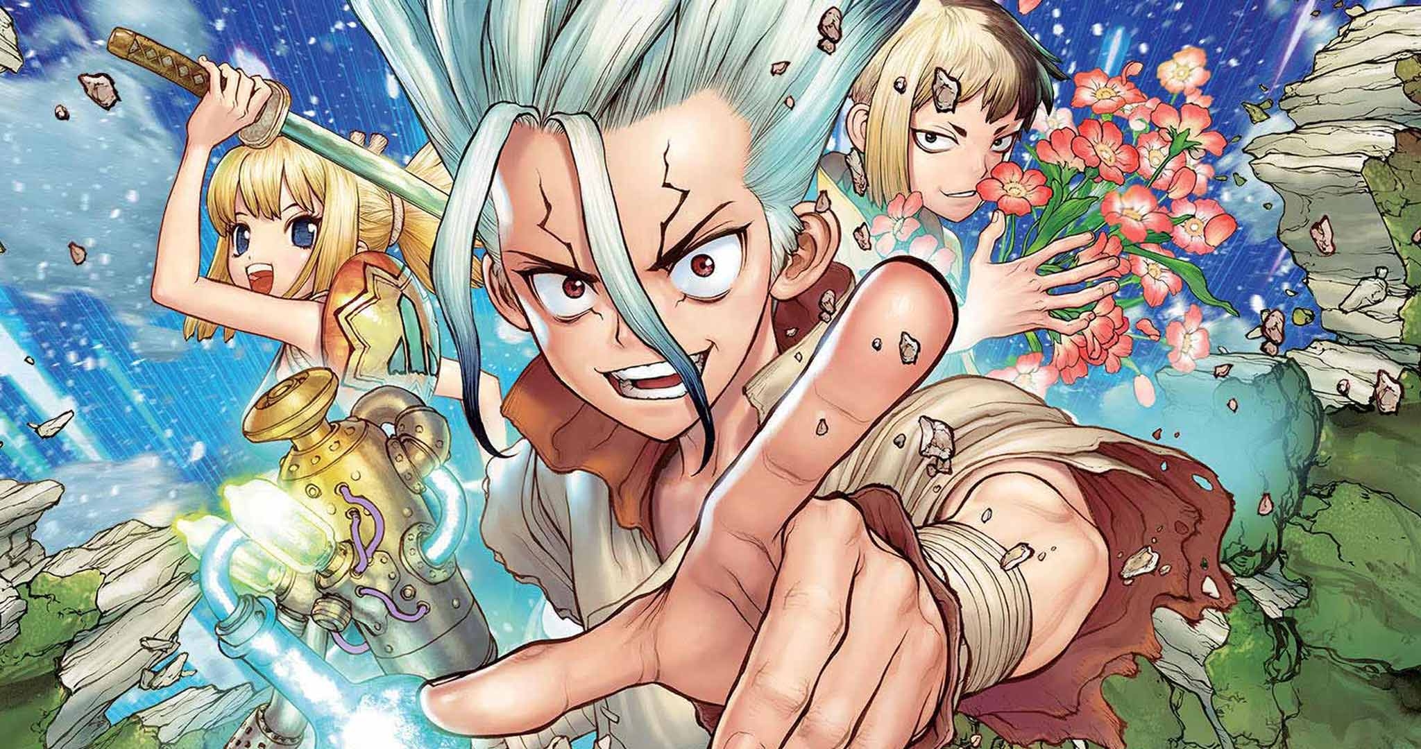 Dr. Stone ganha spin-off com Senku viajando no tempo - CMAIS