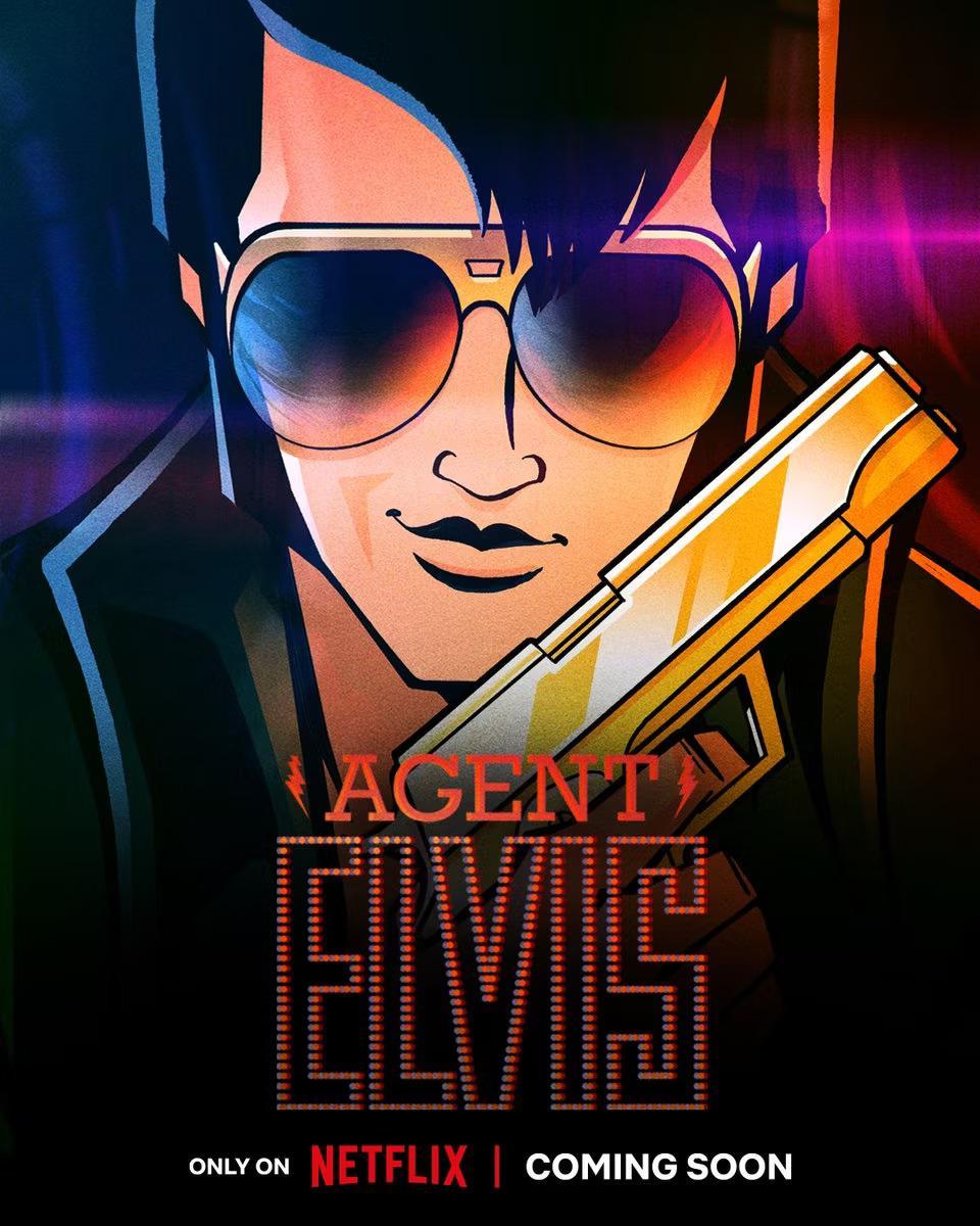 Poster publicitario de Agente Elvis