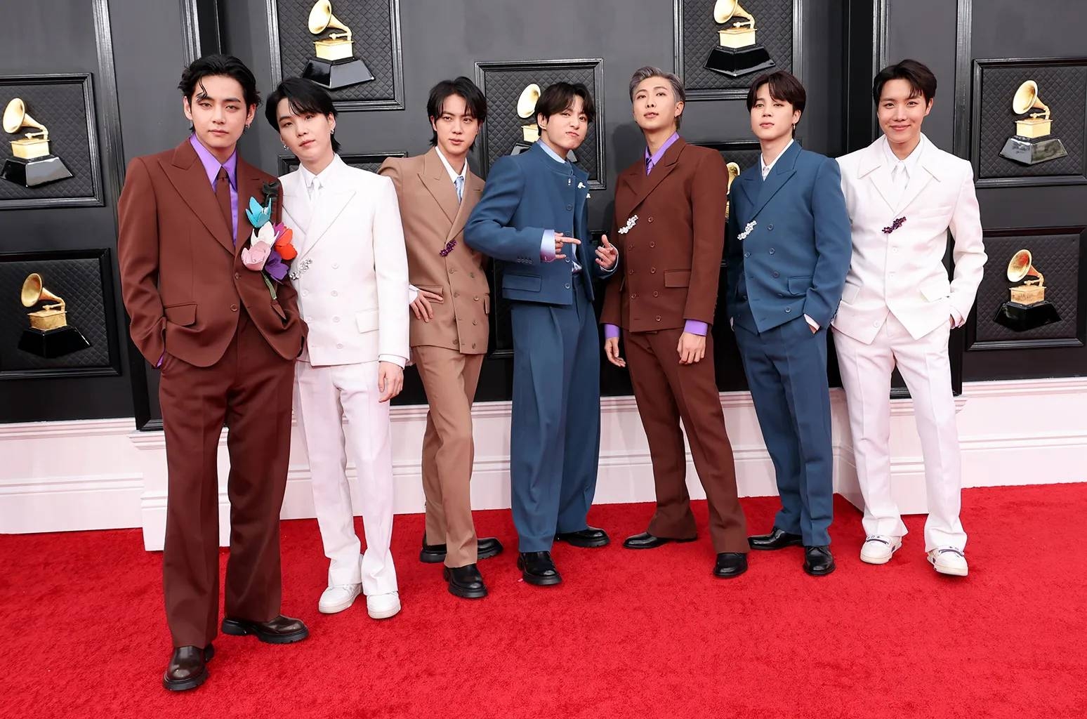 BTS en los Grammys 2022