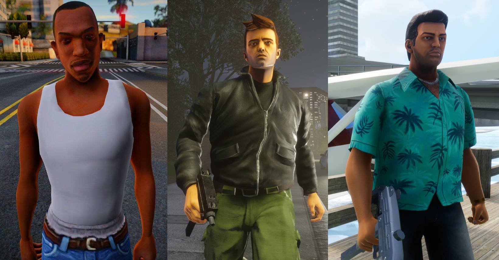 Protagonistas de GTA Definitive Edition 