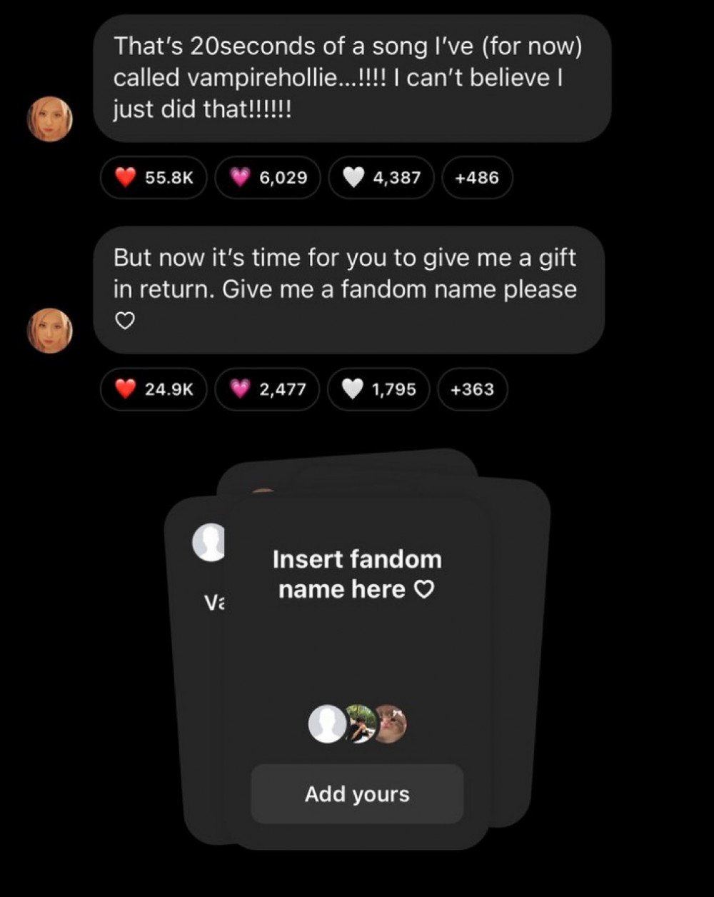 Rosé pide a sus fans un nombre de fandom