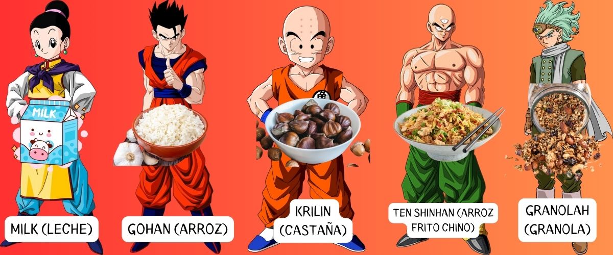 ¿Por qué los personajes de Dragon Ball tienen nombres de comida?