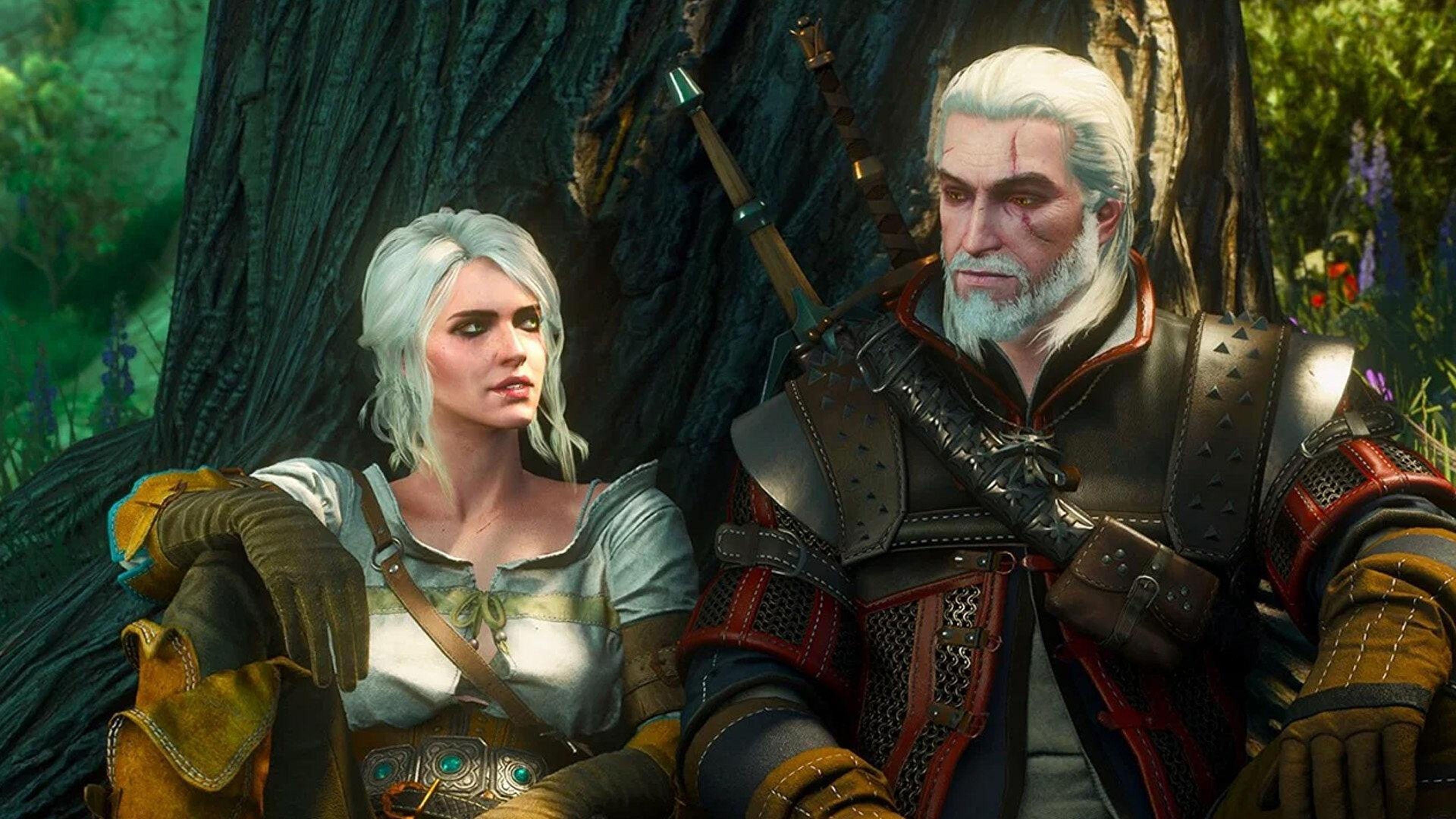 Geralt de Rivia y Cirilla de Cintra