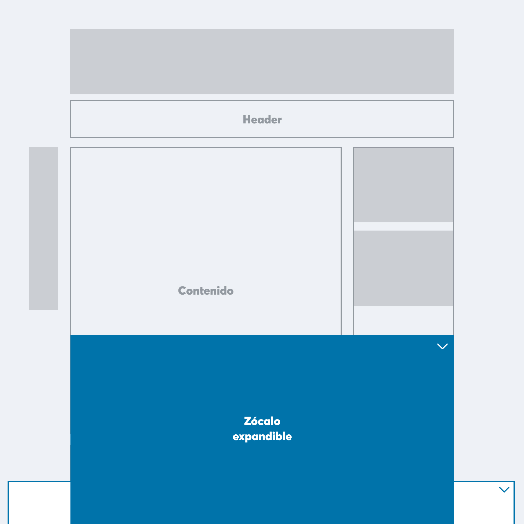 Footer Sticky Expandido