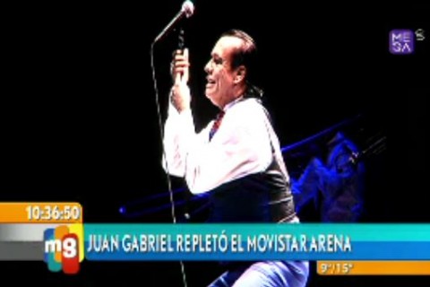 Juan Gabriel reencantó a sus fans en su retorno a Chile