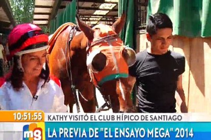 Kathy visitó el Club Hípico de Santiago - Mucho Gusto - Mega