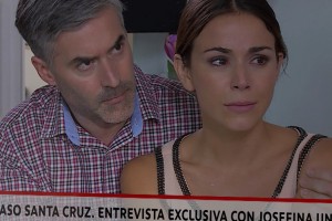 Luciano apoyó a Josefina en televisión