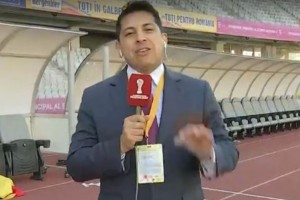 Rodrigo Herrera recorrió el estadio que recibirá a Chile en el amistoso de hoy