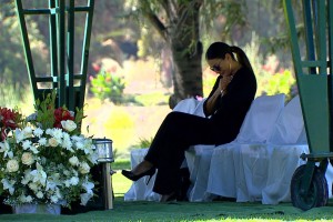 Así fue el funeral de Roxana