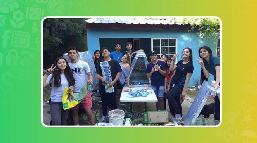 ¡Excelente iniciativa!: jóvenes construyen refugios para animales con envases tetrapack