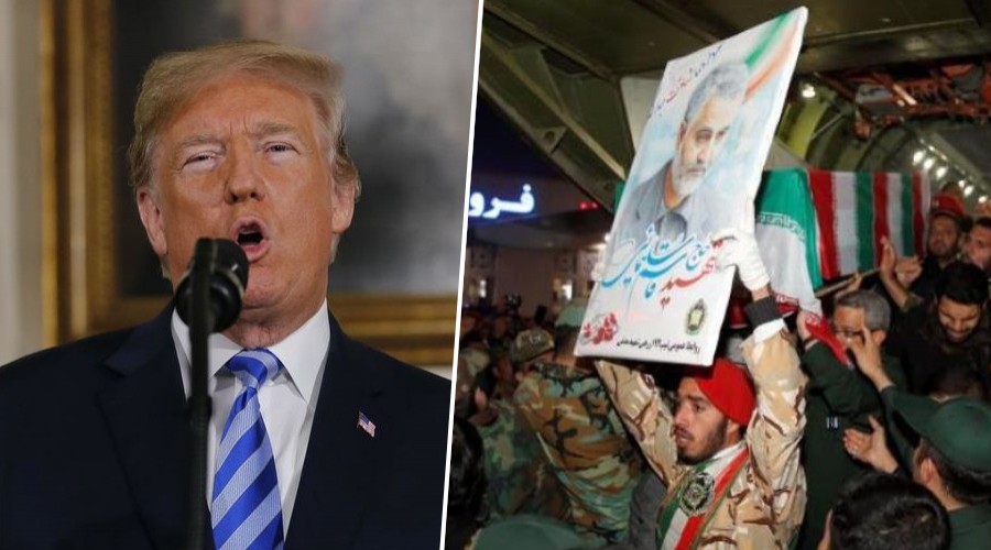 Tensión mundial: Trump amenaza con contraataque desproporcionado si es que Irán cobra venganza