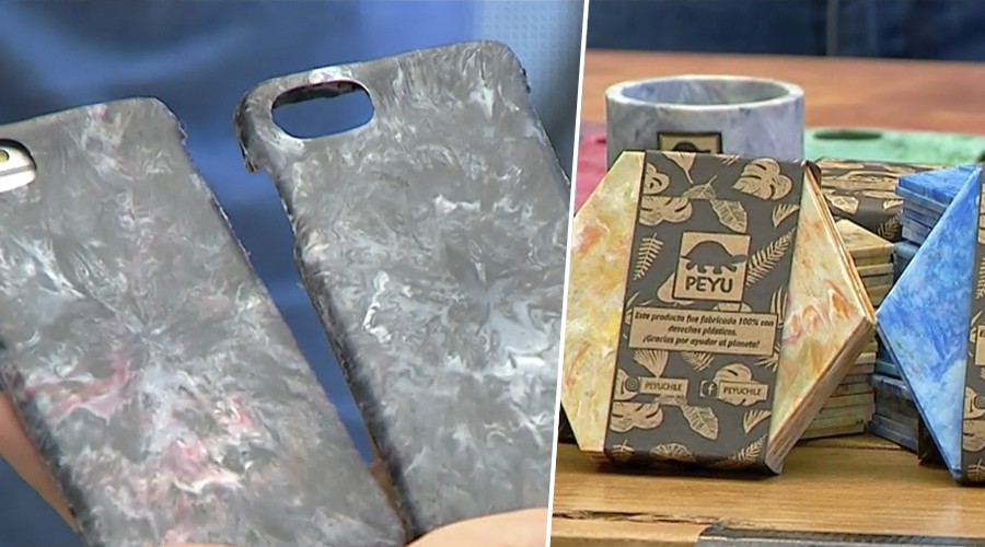 #EmprendedoresMG: Peyu Chile convierte las tapitas de botella en carcasas y posavasos
