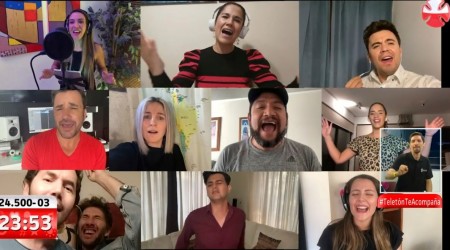 Artistas chilenos se unieron a través de la tecnología para cantar 'Resistiré'