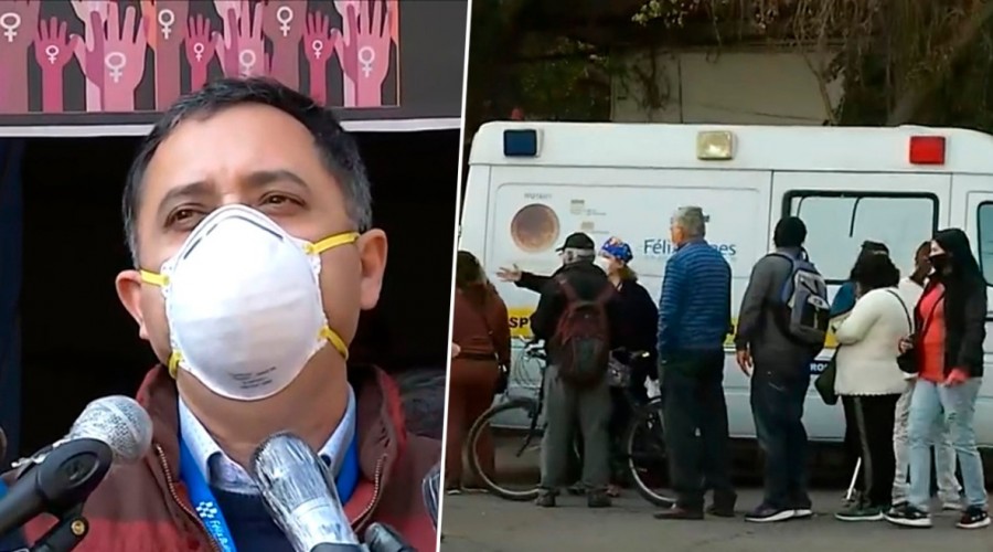 Desde las 5 de la mañana y con largas filas: Molestia en retiro de medicamentos en Hospital Félix Bulnes Desde las 5 de la mañana y con largas filas: Molestia en retiro de medicamentos en Hospital Félix Bulnes
