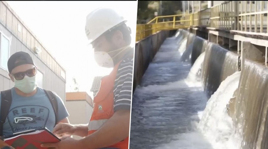 Trabajadores en confinamiento voluntario para asegurar abastecimiento de agua