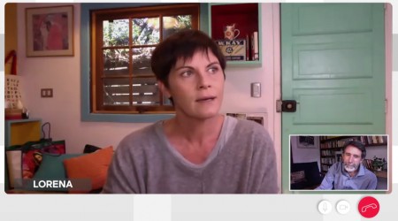 Lorena ayudó a un paciente a despedirse de su hija antes de morir