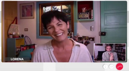 Pablo se tomó un momento para aplaudir a Lorena y a todos los funcionarios de la salud