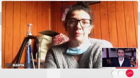 Marta se siente olvidada por la sociedad