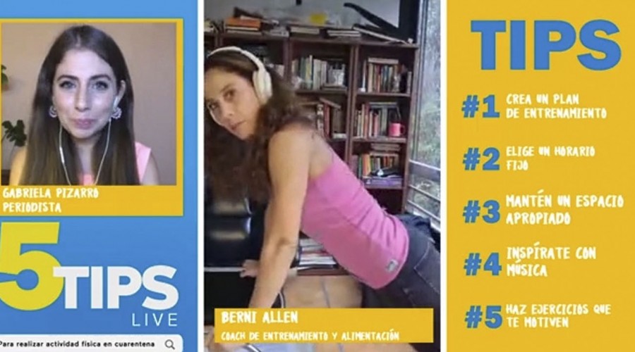 #5TipsLive: Berni Allen y la rutina de ejercicios diarios para todos