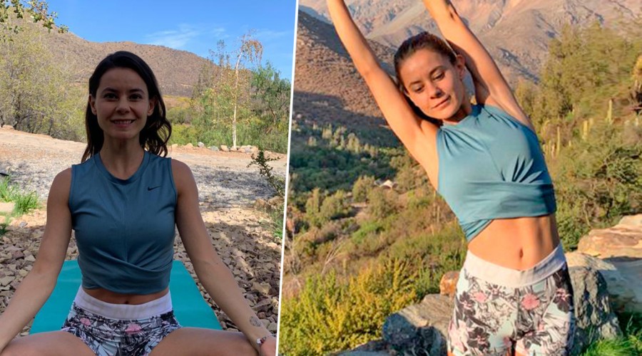 Para practicar en familia: Marita García muestra posturas de yoga para niños en secuencia de fotos