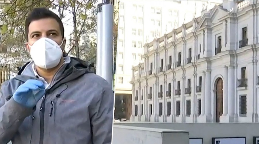 Confirman caso de Covid-19 en La Moneda: Retiran a los periodistas y activan protocolo sanitario