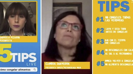 #5TipsLive: Microbióloga recomienda separar alimentos al congelar para evitar proliferación de bacterias