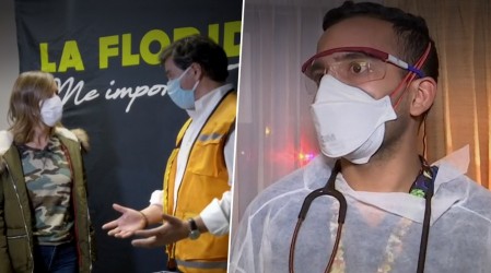 Diana mostró la labor de los doctores a domicilio en un recorrido por La Florida
