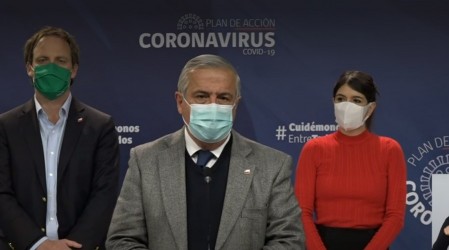Minsal endurece medidas sanitarias: Gran Santiago y Valparaíso en cuarentena total